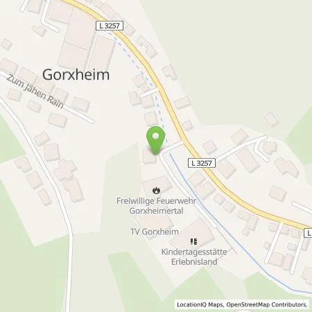 Standortübersicht der Tankstelle Entega Plus GmbH in 69517 Gorxheimertal