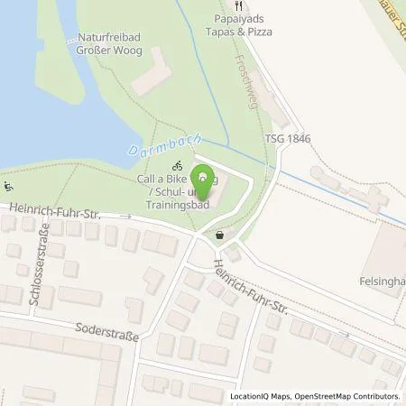 Standortübersicht der Tankstelle Entega Plus GmbH in 64287 Darmstadt