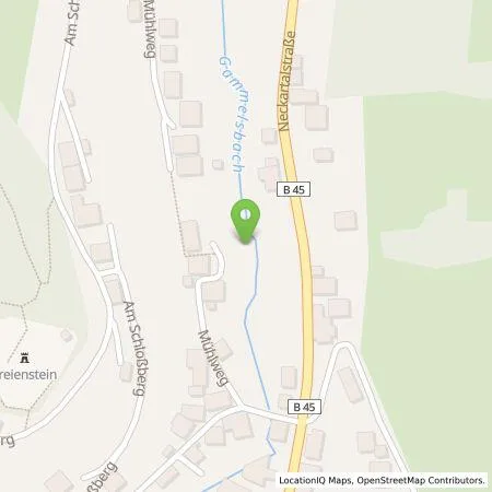 Standortübersicht der Tankstelle Entega Plus GmbH in 64743 Oberzent