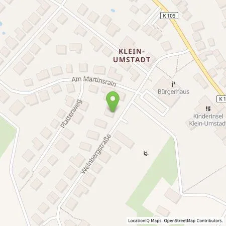 Standortübersicht der Tankstelle Entega Plus GmbH in 64823 Groß Umstadt