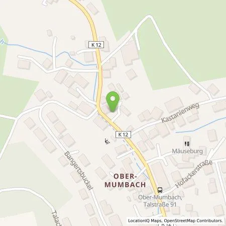 Standortübersicht der Tankstelle Entega Plus GmbH in 69509 Mörlenbach