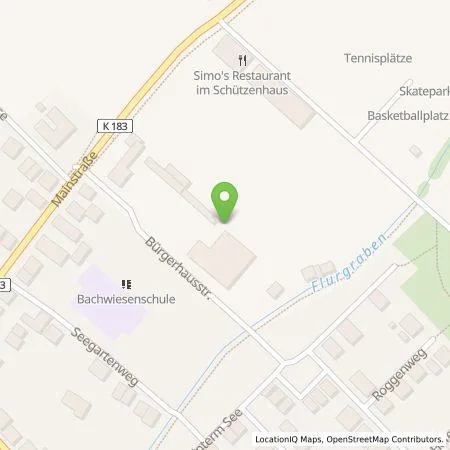 Standortübersicht der Tankstelle Entega Plus GmbH in 64832 Babenhausen