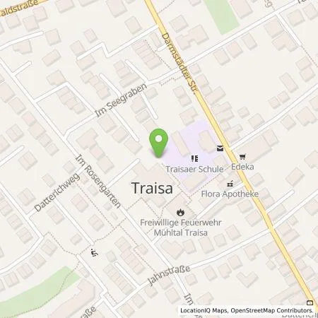 Standortübersicht der Tankstelle Entega Plus GmbH in 64367 Mühltal