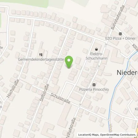 Standortübersicht der Tankstelle Entega Plus GmbH in 64367 Mühltal