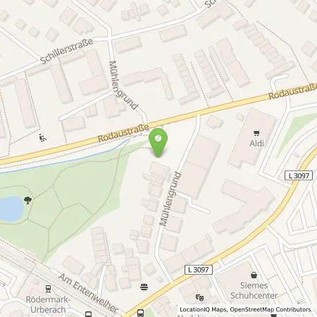 Standortübersicht der Tankstelle Entega Plus GmbH in 63322 Rödermark