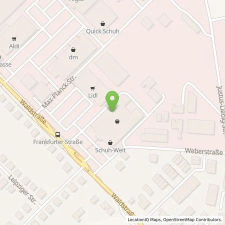 Standortübersicht der Tankstelle Entega Plus GmbH in 64846 Groß-Zimmern