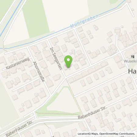 Standortübersicht der Tankstelle Entega Plus GmbH in 64832 Babenhausen