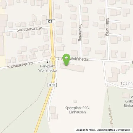 Standortübersicht der Tankstelle Entega Plus GmbH in 64683 Einhausen