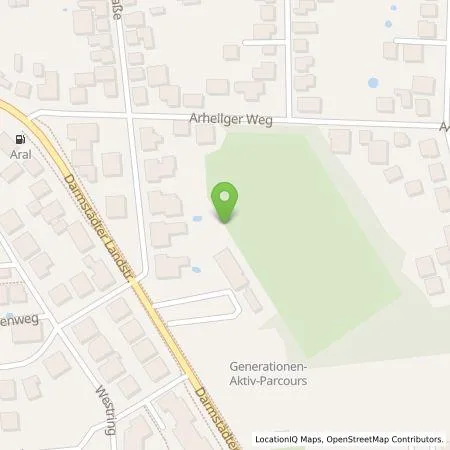 Standortübersicht der Tankstelle Entega Plus GmbH in 64331 Weiterstadt