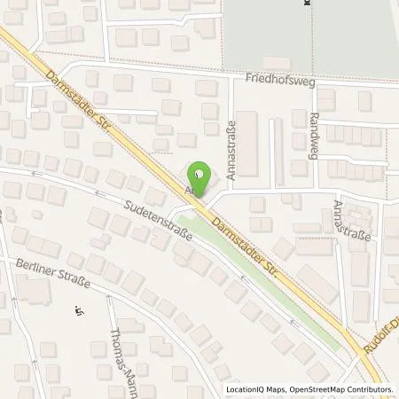 Standortübersicht der Tankstelle Entega Plus GmbH in 64331 Weiterstadt