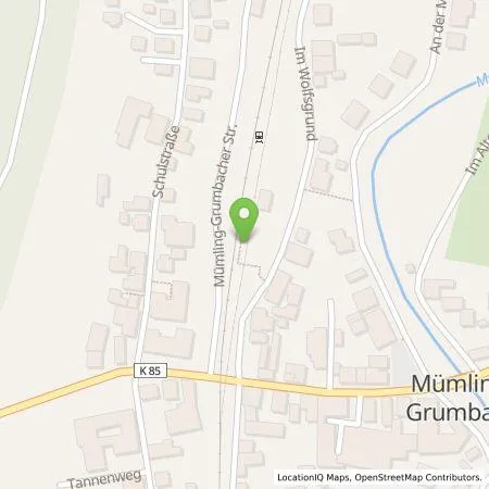 Standortübersicht der Tankstelle Entega Plus GmbH in 64739 Höchst im Odenwald