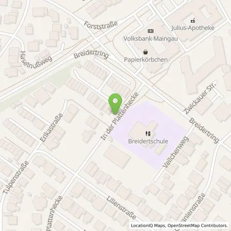 Standortübersicht der Tankstelle Entega Plus GmbH in 63322 Rödermark