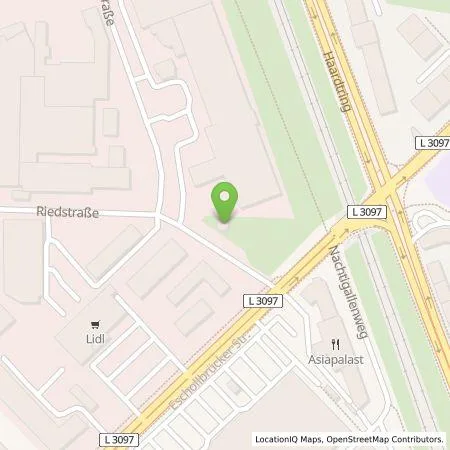 Standortübersicht der Tankstelle Entega Plus GmbH in 64295 Darmstadt