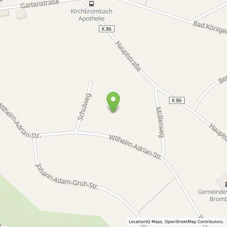 Standortübersicht der Tankstelle Entega Plus GmbH in 64753 Brombachtal