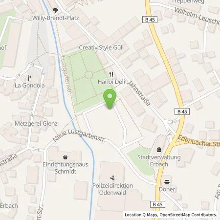 Standortübersicht der Tankstelle Entega Plus GmbH in 64711 Erbach