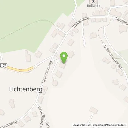 Standortübersicht der Tankstelle Entega Plus GmbH in 64405 Fischbachtal