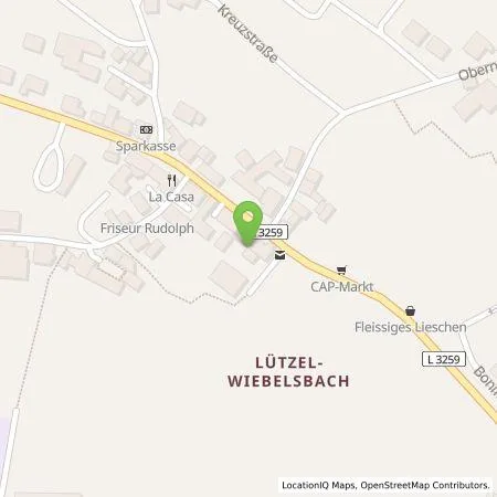 Standortübersicht der Tankstelle Entega Plus GmbH in 64750 Lützelbach