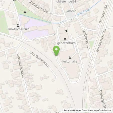 Standortübersicht der Tankstelle Entega Plus GmbH in 63322 Rödermark