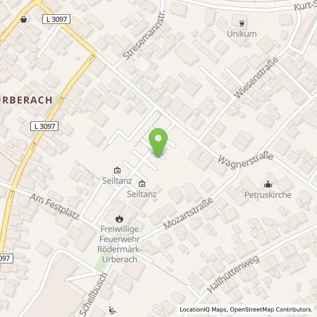 Standortübersicht der Tankstelle Entega Plus GmbH in 63322 Rödermark