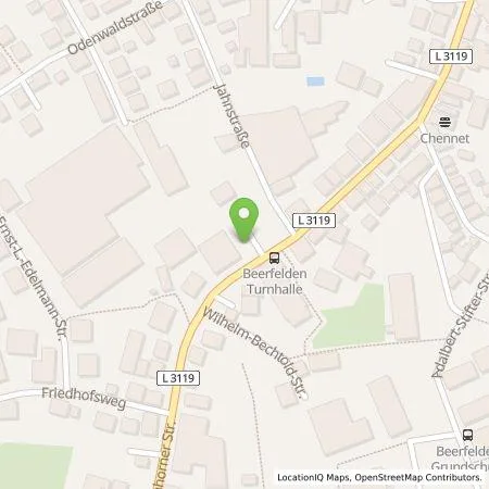 Standortübersicht der Tankstelle Entega Plus GmbH in 64743 Oberzent