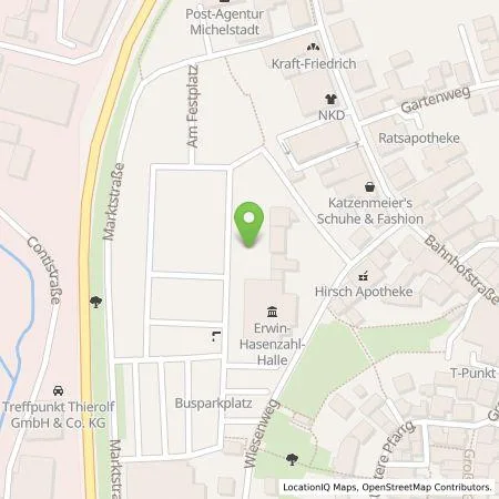 Standortübersicht der Tankstelle Entega Plus GmbH in 64720 Michelstadt