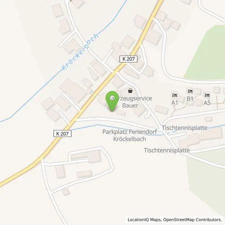 Standortübersicht der Tankstelle Entega Plus GmbH in 64658 Fürth