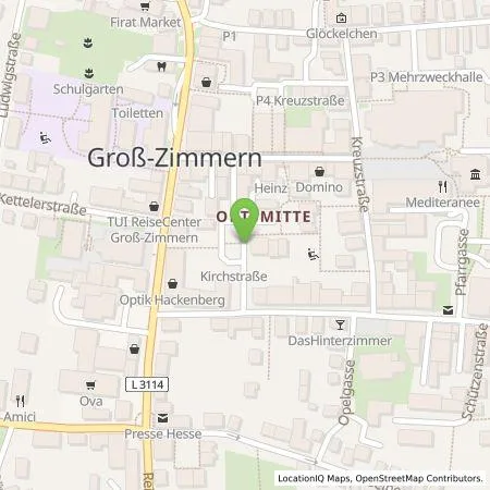 Standortübersicht der Tankstelle Entega Plus GmbH in 64846 Groß-Zimmern