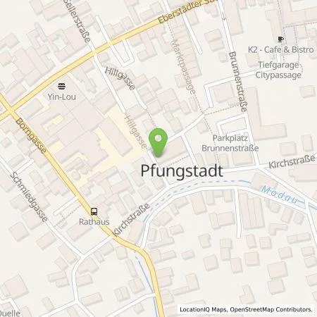 Standortübersicht der Tankstelle Entega Plus GmbH in 64319 Pfungstadt