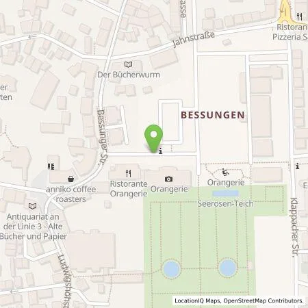 Standortübersicht der Tankstelle Entega Plus GmbH in 64285 Darmstadt