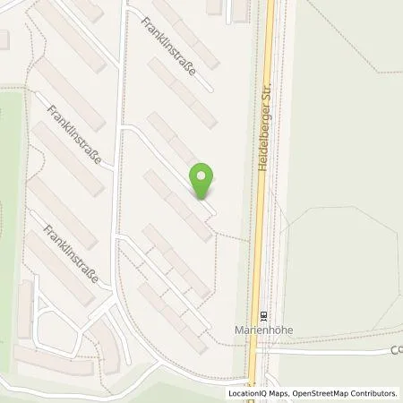 Standortübersicht der Tankstelle Entega Plus GmbH in 64285 Darmstadt