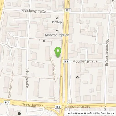 Standortübersicht der Tankstelle Entega Plus GmbH in 64285 Darmstadt