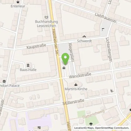 Standortübersicht der Tankstelle Entega Plus GmbH in 64289 Darmstadt