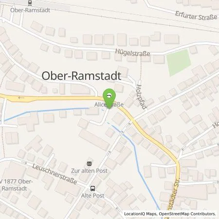 Standortübersicht der Tankstelle Entega Plus GmbH in 64372 Ober-Ramstadt