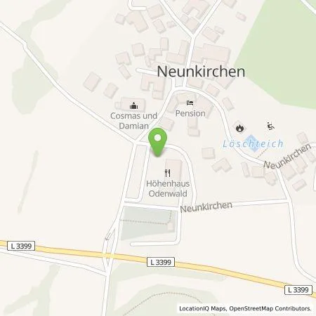 Standortübersicht der Tankstelle Entega Plus GmbH in 64397 Modautal