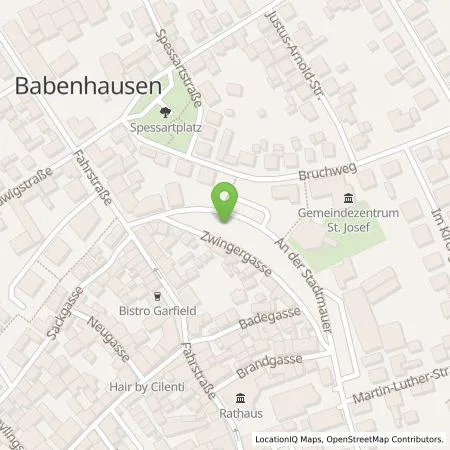 Standortübersicht der Tankstelle Entega Plus GmbH in 64832 Babenhausen