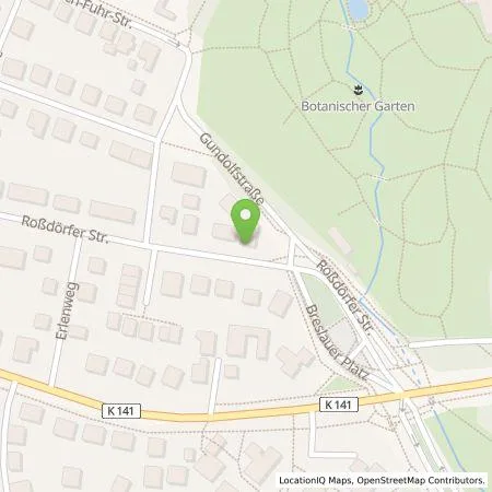 Standortübersicht der Tankstelle Entega Plus GmbH in 64287 Darmstadt