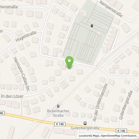 Standortübersicht der Tankstelle Entega Plus GmbH in 64342 Seeheim-Jugenheim