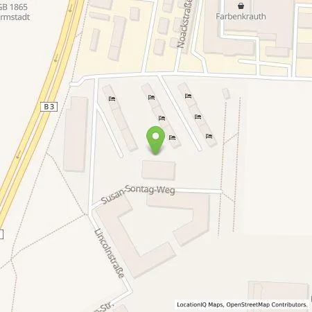 Standortübersicht der Tankstelle Entega Plus GmbH in 64285 Darmstadt