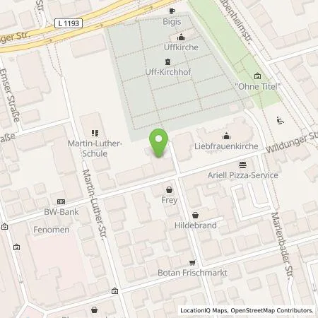 Standortübersicht der Tankstelle Stadtwerke Stuttgart GmbH in 70372 Stuttgart