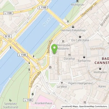 Standortübersicht der Tankstelle Stadtwerke Stuttgart GmbH in 70372 Stuttgart