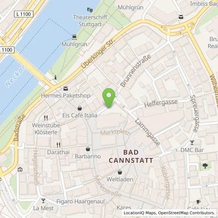 Standortübersicht der Tankstelle Stadtwerke Stuttgart GmbH in 70372 Stuttgart