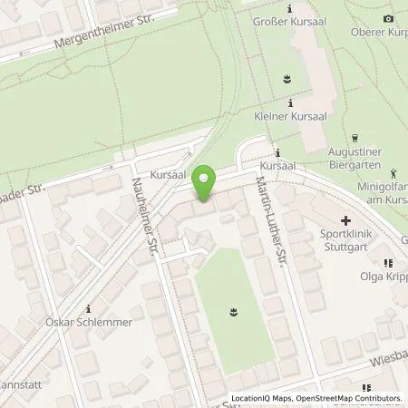 Standortübersicht der Tankstelle Stadtwerke Stuttgart GmbH in 70372 Stuttgart