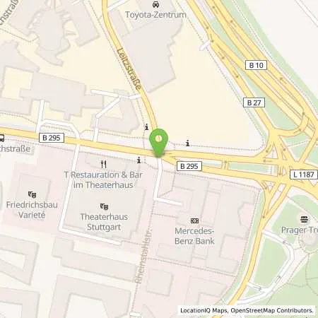 Standortübersicht der Tankstelle EnBW mobility+ AG und Co.KG in 70469 Stuttgart