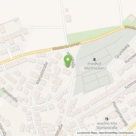 Standortübersicht der Tankstelle Stadtwerke Stuttgart GmbH in 70378 Stuttgart