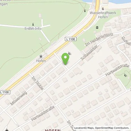 Standortübersicht der Tankstelle Stadtwerke Stuttgart GmbH in 70378 Stuttgart