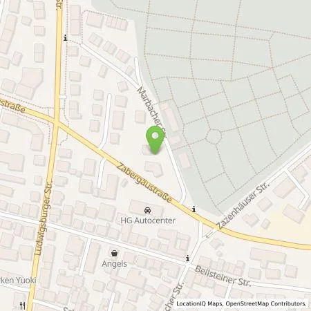 Standortübersicht der Tankstelle Stadtwerke Stuttgart GmbH in 70435 Stuttgart