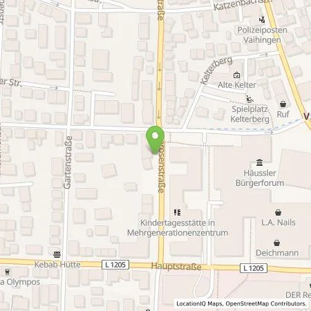 Standortübersicht der Tankstelle Stadtwerke Stuttgart GmbH in 70563 Stuttgart