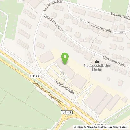 Standortübersicht der Tankstelle Stadtwerke Stuttgart GmbH in 70439 Stuttgart