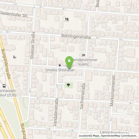 Standortübersicht der Tankstelle Stadtwerke Stuttgart GmbH in 70435 Stuttgart