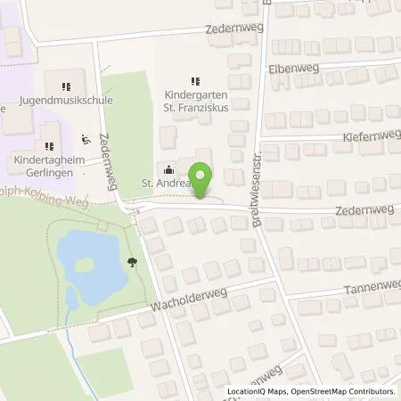 Standortübersicht der Tankstelle Stadtwerke Stuttgart GmbH in 70839 Gerlingen